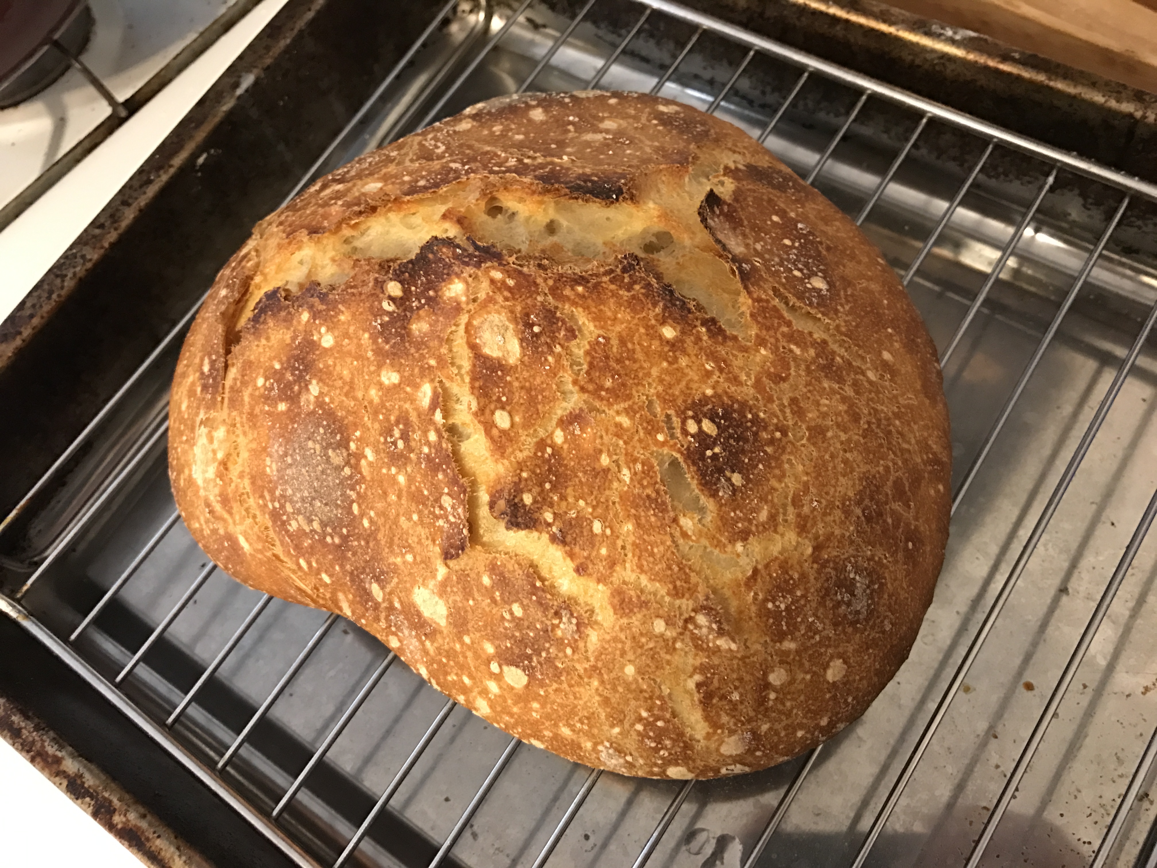 Curing on a Rack